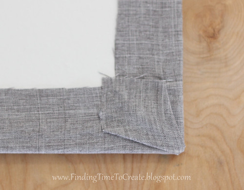fabric wrap canvas_corner