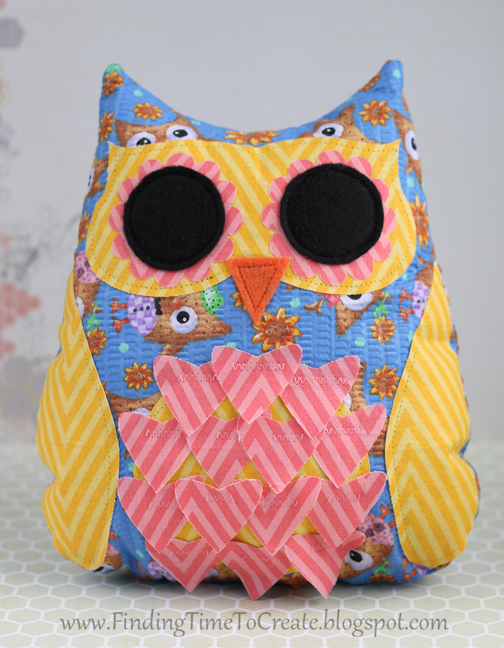 Stuffed owl by Kelly Wayment Finding Time To Create