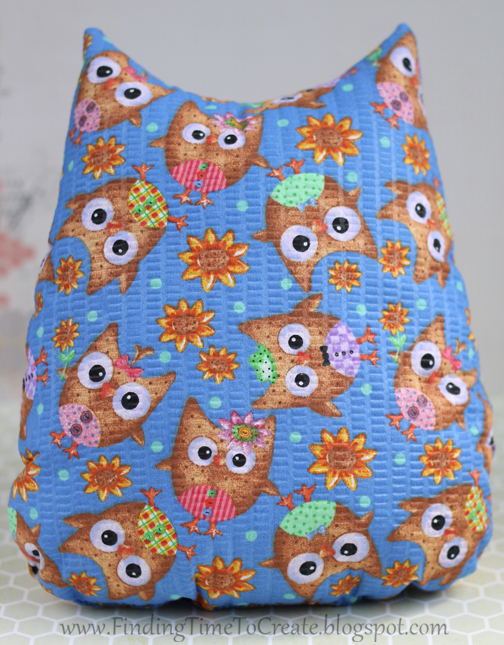stuffed owl_back
