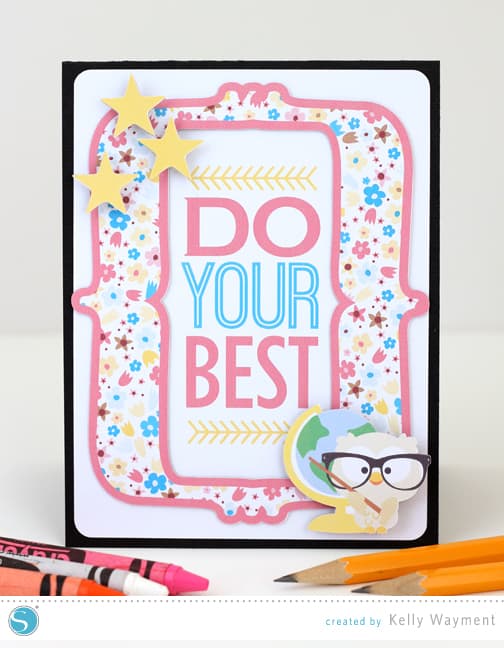 Student Owl Card | Print and Cut Tutorial