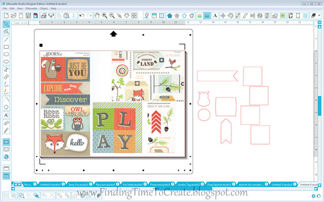 ss place cut lines over scan