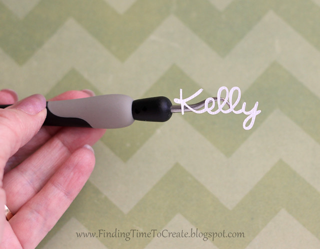 House Ornaments - delicate name cutout