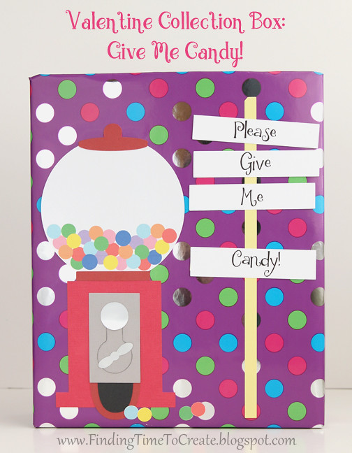 Gumball Valentine Collection Box