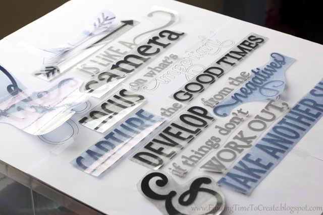 Position weeded & trimmed heat-transfer pieces