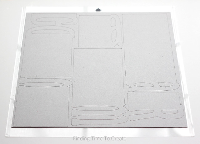 Grandma Album Assembly - chipboard layer