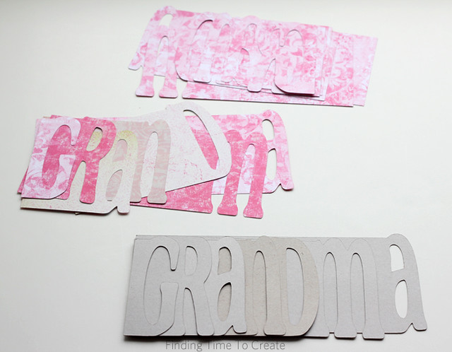 Grandma Album Assembly - 3 layers