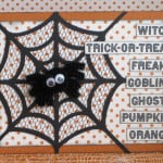 Halloween Card with Spider