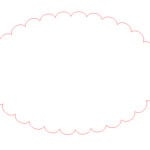 Design Your Own Scalloped Oval