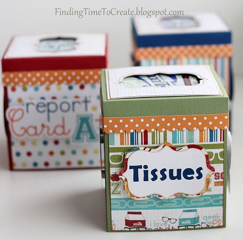 Teacher Gift:  Tissue Box Covers