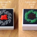 Apply multiple colors to Mint stamp