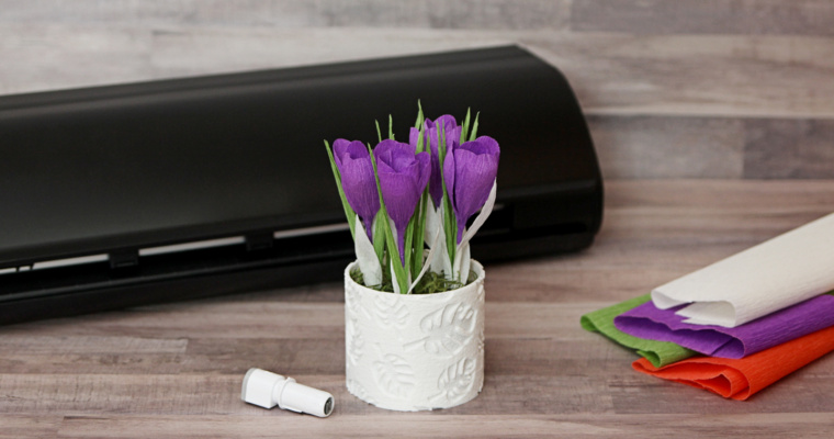 Free Class – Crepe Paper Crocuses