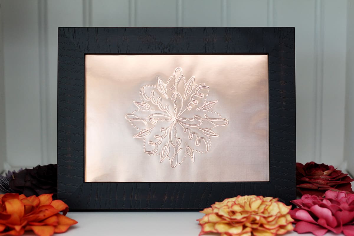 Embossed Foil Mandala