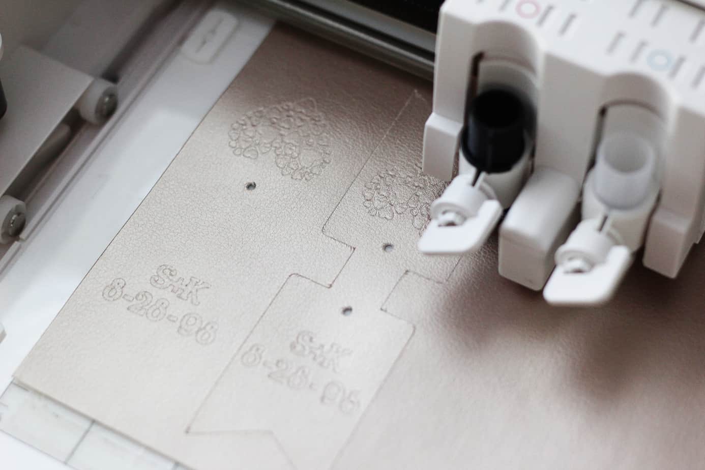 DIY Embossed Key Chains