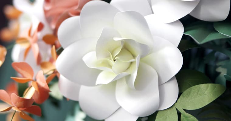 Frosted Paper Flower Master Class