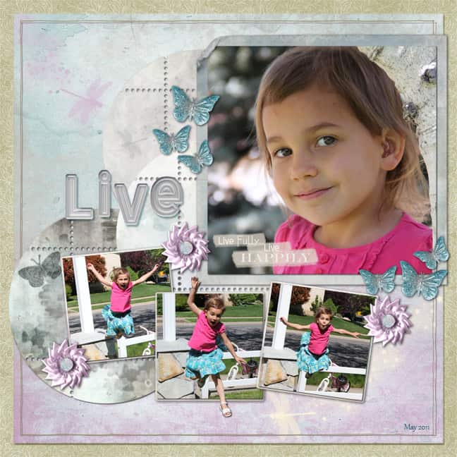Digital Scrapbook Layouts