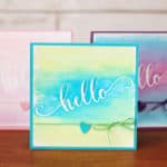 Masked Watercolor Cards by Kelly Wayment | Finding Time To Create