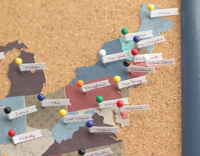 Map Decor - Finding Time To Create