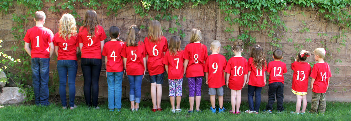 Numbered Grandchildren Shirts
