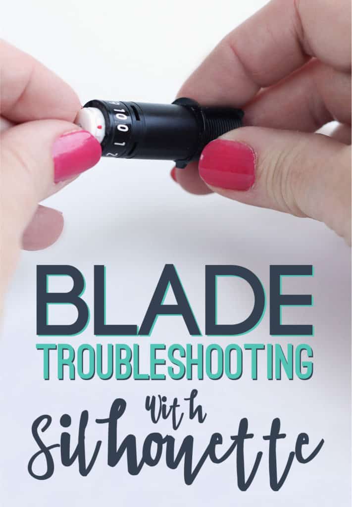 Silhouette Blade Troubleshooting