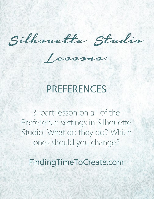 Silhouette Studio Preferences