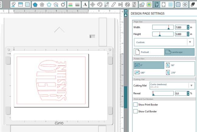 Curio Deboss Tutorial
