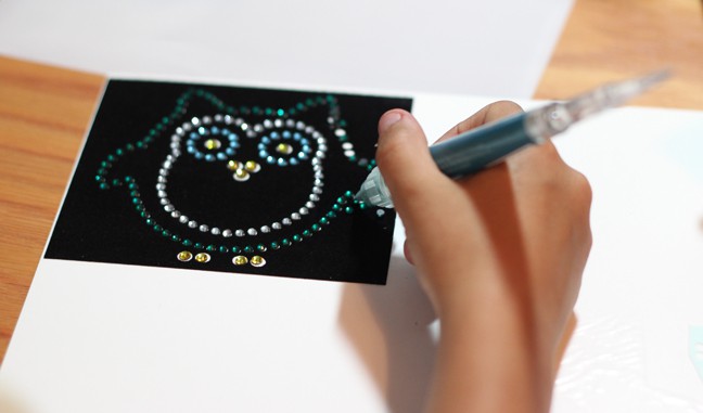 Rhinestone Owl Shirt by Kelly Wayment