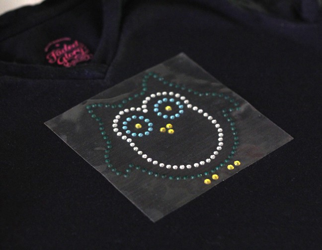 Rhinestone Owl Shirt by Kelly Wayment