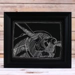 Scratchboard Airplane Curio Art | FInding Time To Create