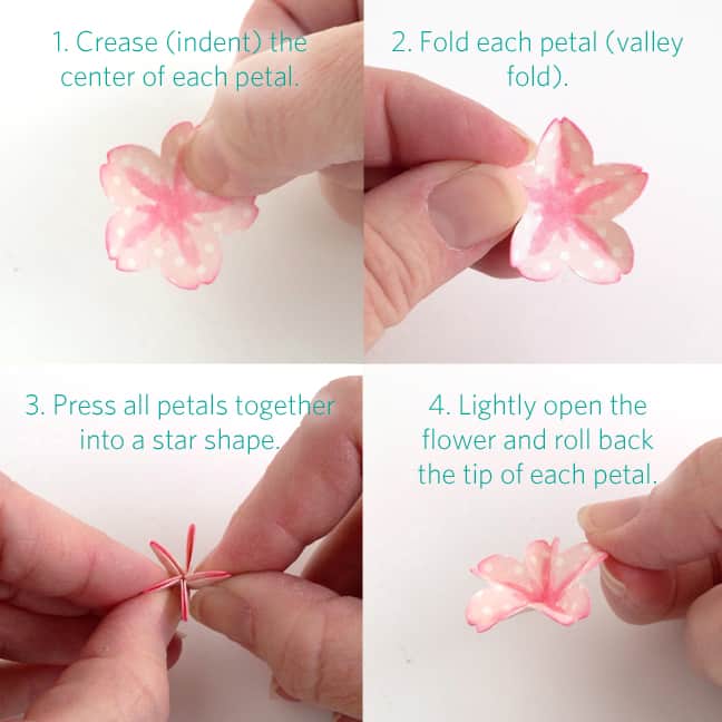 Springtime branches paper craft tutorial