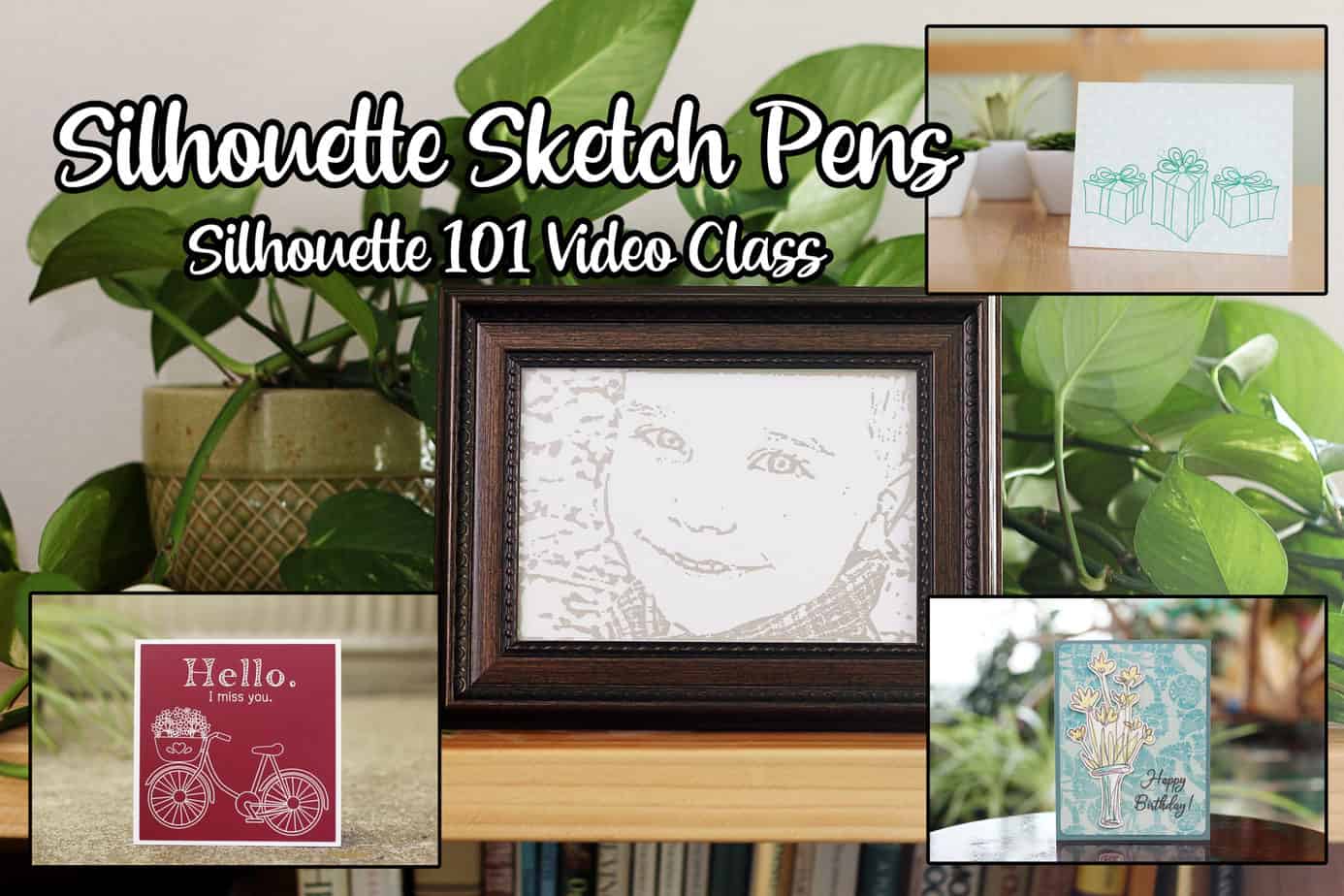 Silhouette Sketch Pen Class