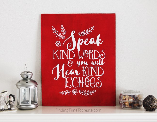 Vinyl Tutorial for cutting and applying large vinyl decor - FInding Time To Create