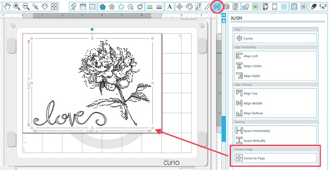 Metal stipple with Silhouette Curio | FInding Time To Create