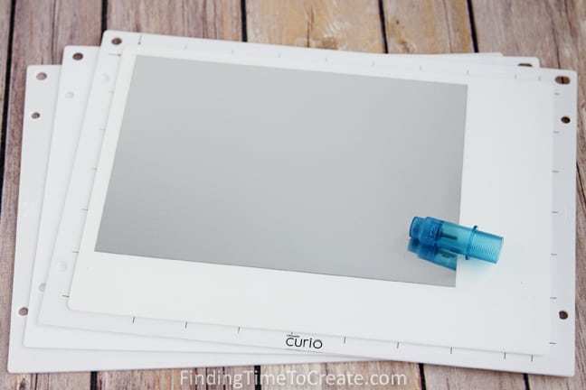 Metal stipple with Silhouette Curio | FInding Time To Create