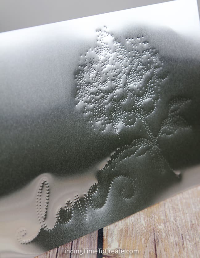 Metal stipple with Silhouette Curio | FInding Time To Create