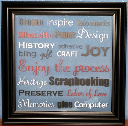 Subway Art:  The Joys of Scrapbooking