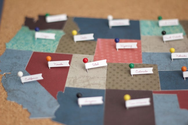 Map Decor - Finding Time To Create