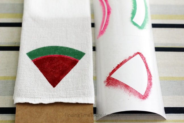 Watermelon dish towels - Finding Time To Create